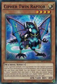 Cipher Twin Raptor [MP17-EN135] Common | Exor Games Summserside