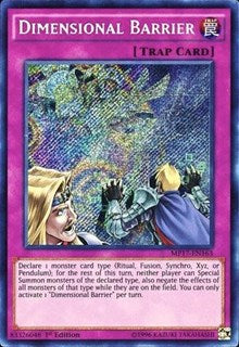 Dimensional Barrier [MP17-EN163] Secret Rare | Exor Games Summserside