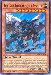True King Lithosagym, the Disaster [MP17-EN186] Super Rare | Exor Games Summserside