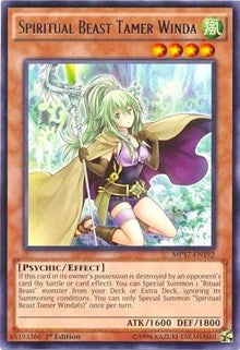 Spiritual Beast Tamer Winda [MP17-EN192] Rare | Exor Games Summserside