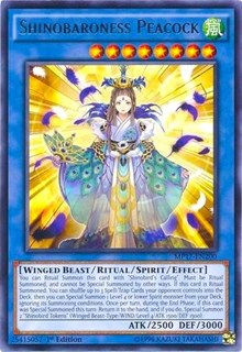 Shinobaroness Peacock [MP17-EN200] Rare | Exor Games Summserside