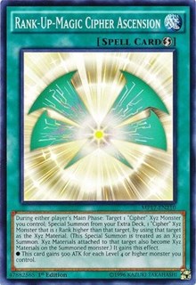 Rank-Up-Magic Cipher Ascension [MP17-EN210] Common | Exor Games Summserside