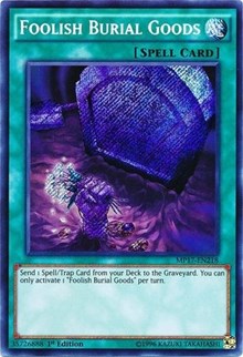 Foolish Burial Goods [MP17-EN218] Secret Rare | Exor Games Summserside