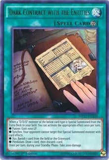 Dark Contract with the Entities [MP17-EN239] Ultra Rare | Exor Games Summserside