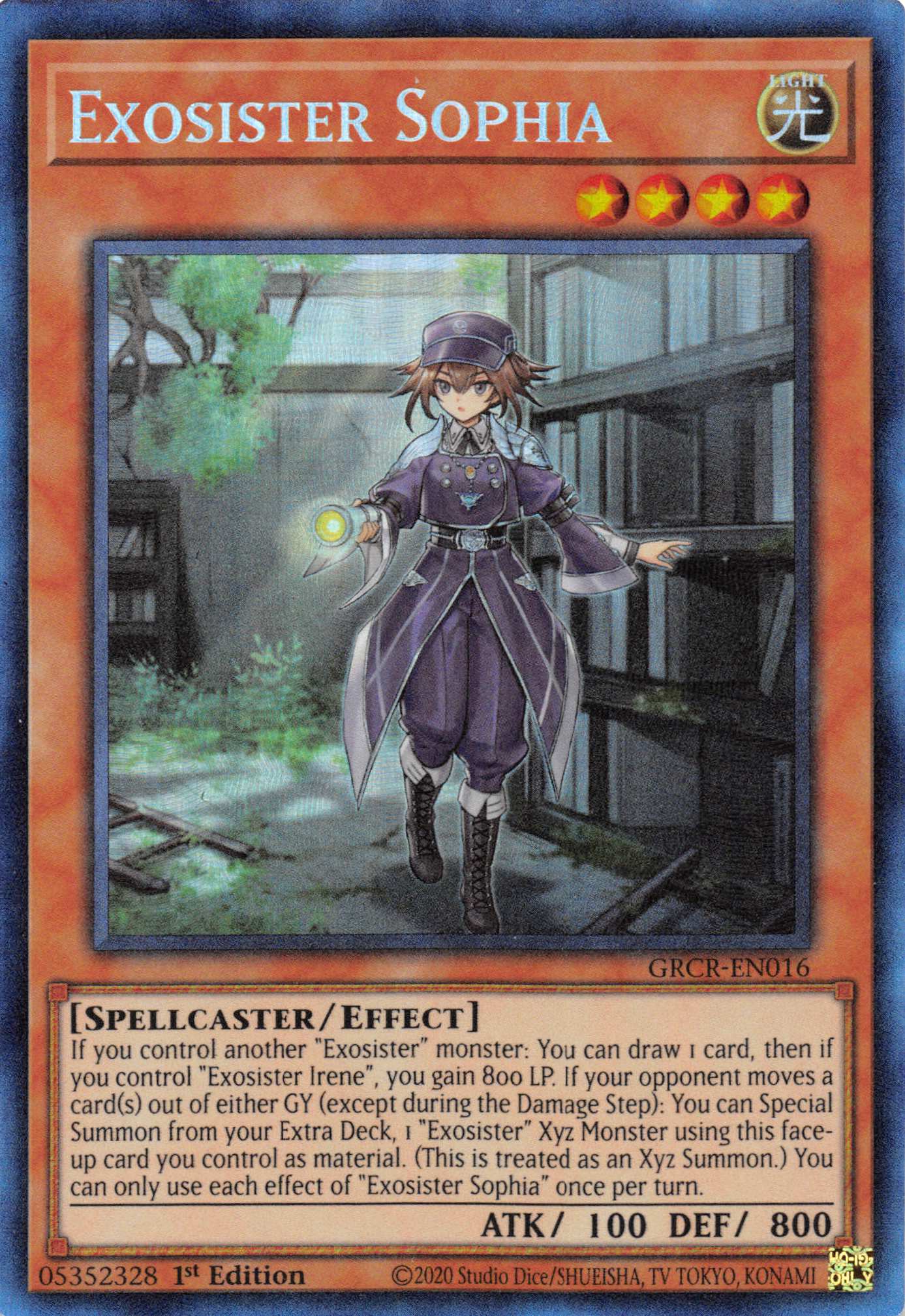 Exosister Sophia [GRCR-EN016] Collector's Rare | Exor Games Summserside