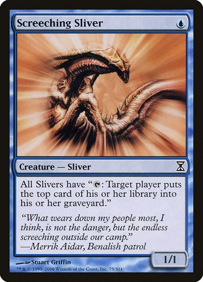 Screeching Sliver [Time Spiral] | Exor Games Summserside