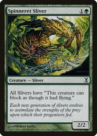 Spinneret Sliver [Time Spiral] | Exor Games Summserside