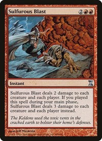 Sulfurous Blast [Time Spiral] | Exor Games Summserside