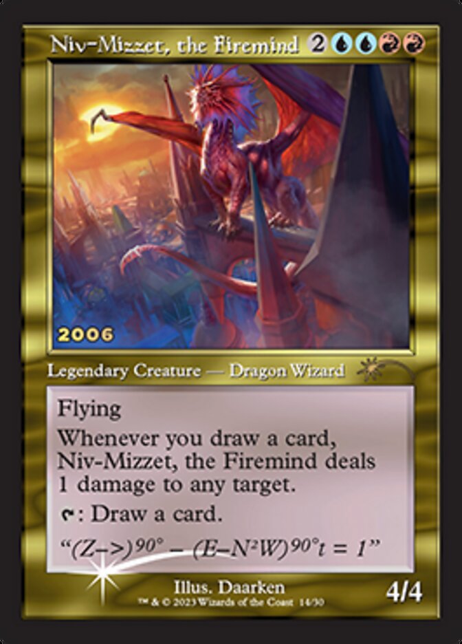 Niv-Mizzet, the Firemind [30th Anniversary Promos] | Exor Games Summserside