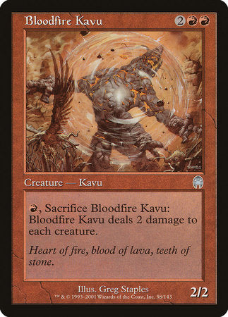 Bloodfire Kavu [Apocalypse] | Exor Games Summserside