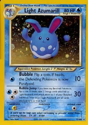 Light Azumarill (13/105) [Neo Destiny Unlimited] | Exor Games Summserside