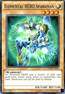 Elemental HERO Sparkman [DEM2-EN011] Common | Exor Games Summserside