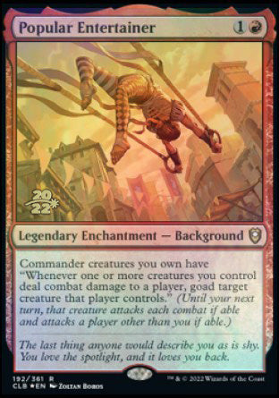 Popular Entertainer [Commander Legends: Battle for Baldur's Gate Prerelease Promos] | Exor Games Summserside