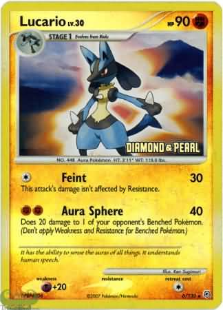 Lucario (6/130) [Burger King Promos: 2008 Collection] | Exor Games Summserside