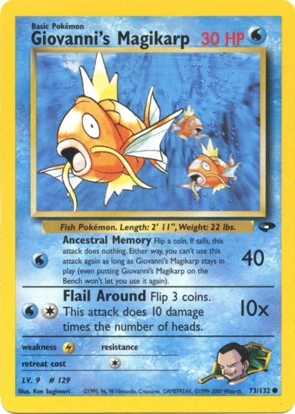 Giovanni's Magikarp (73/132) [Gym Challenge Unlimited] | Exor Games Summserside