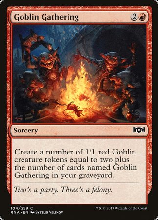 Goblin Gathering [Ravnica Allegiance] | Exor Games Summserside