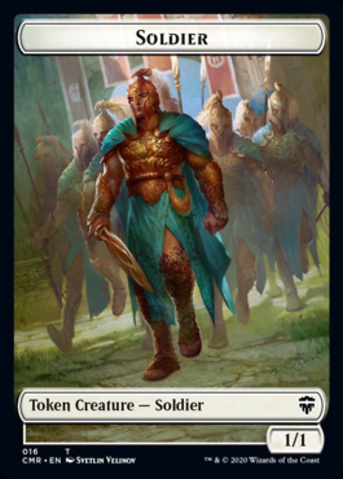 Cat // Soldier Token [Commander Legends Tokens] | Exor Games Summserside