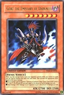 Gorz the Emissary of Darkness [YR01-EN003] Ultra Rare | Exor Games Summserside