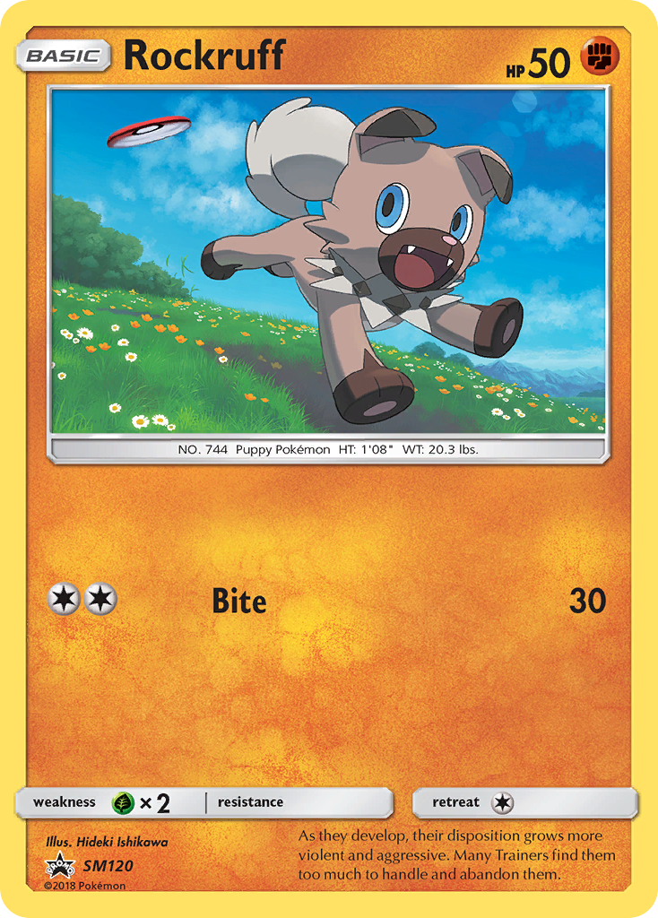 Rockruff (SM120) [Sun & Moon: Black Star Promos] | Exor Games Summserside