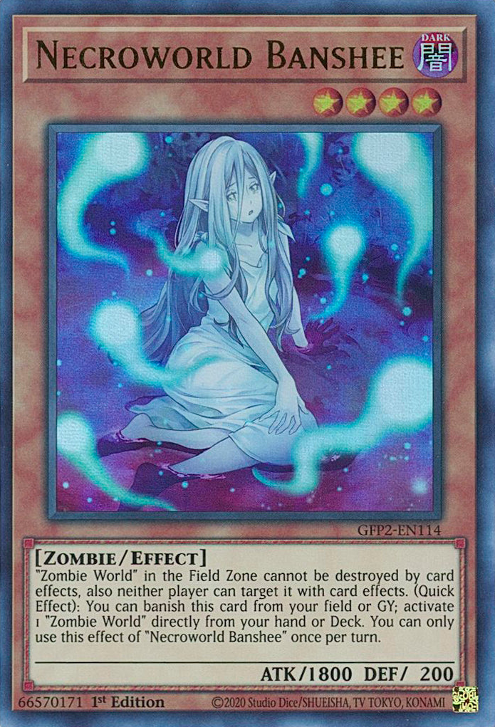 Necroworld Banshee [GFP2-EN114] Ultra Rare | Exor Games Summserside