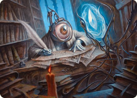 Unblinking Observer Art Card [Innistrad: Midnight Hunt Art Series] | Exor Games Summserside