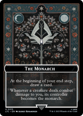 The Monarch // Treasure Double-Sided Token [The Lord of the Rings: Tales of Middle-Earth Commander Tokens] | Exor Games Summserside