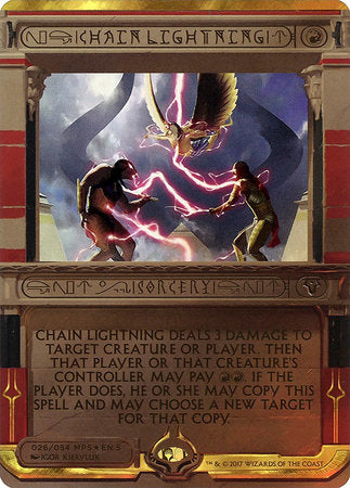 Chain Lightning [Amonkhet Invocations] | Exor Games Summserside