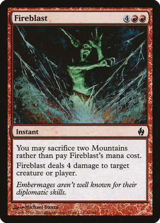 Fireblast [Premium Deck Series: Fire and Lightning] | Exor Games Summserside