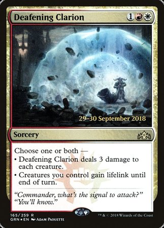 Deafening Clarion [Guilds of Ravnica Promos] | Exor Games Summserside