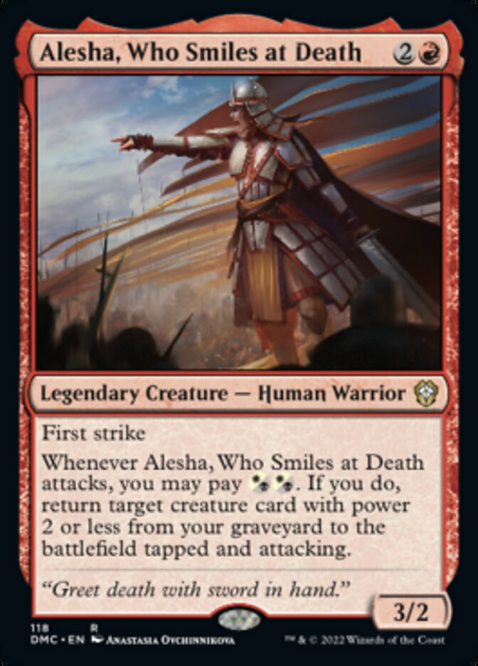 Alesha, Who Smiles at Death [Dominaria United Commander] | Exor Games Summserside