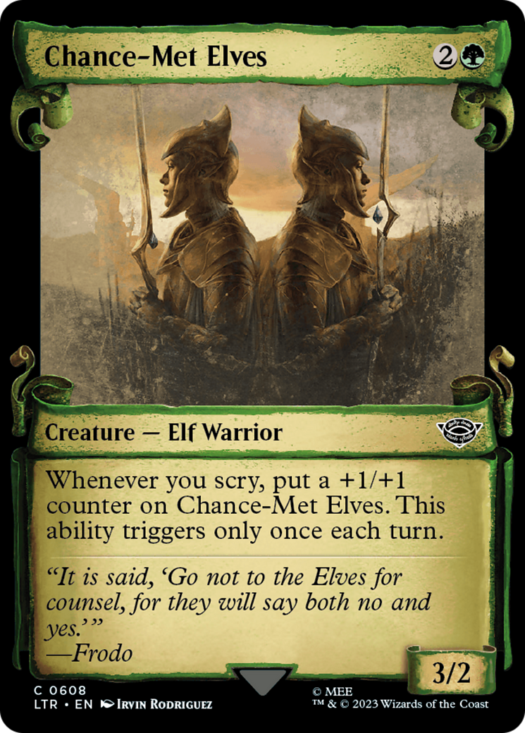 Chance-Met Elves [The Lord of the Rings: Tales of Middle-Earth Showcase Scrolls] | Exor Games Summserside