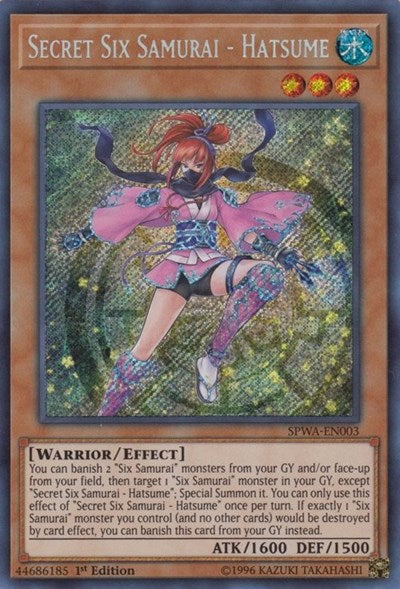 Secret Six Samurai - Hatsume [SPWA-EN003] Secret Rare | Exor Games Summserside