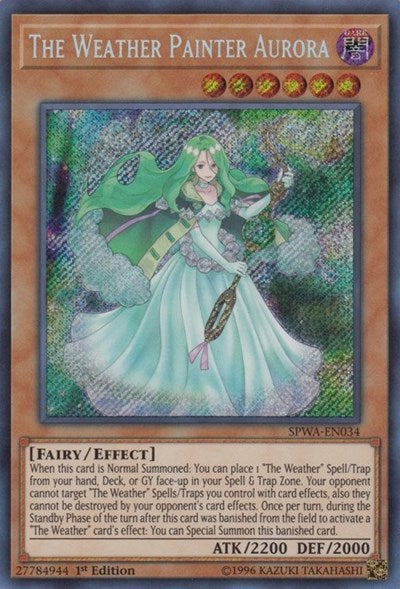 The Weather Painter Aurora [SPWA-EN034] Secret Rare | Exor Games Summserside