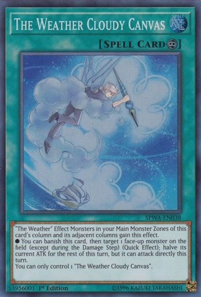 The Weather Cloudy Canvas [SPWA-EN038] Super Rare | Exor Games Summserside