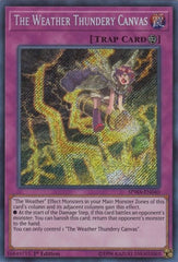 The Weather Thundery Canvas [SPWA-EN040] Secret Rare | Exor Games Summserside