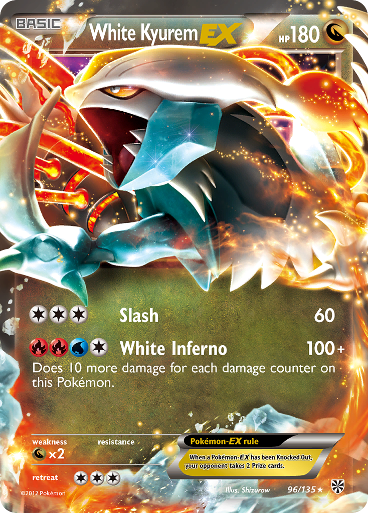 White Kyurem EX (96/135) [Black & White: Plasma Storm] | Exor Games Summserside