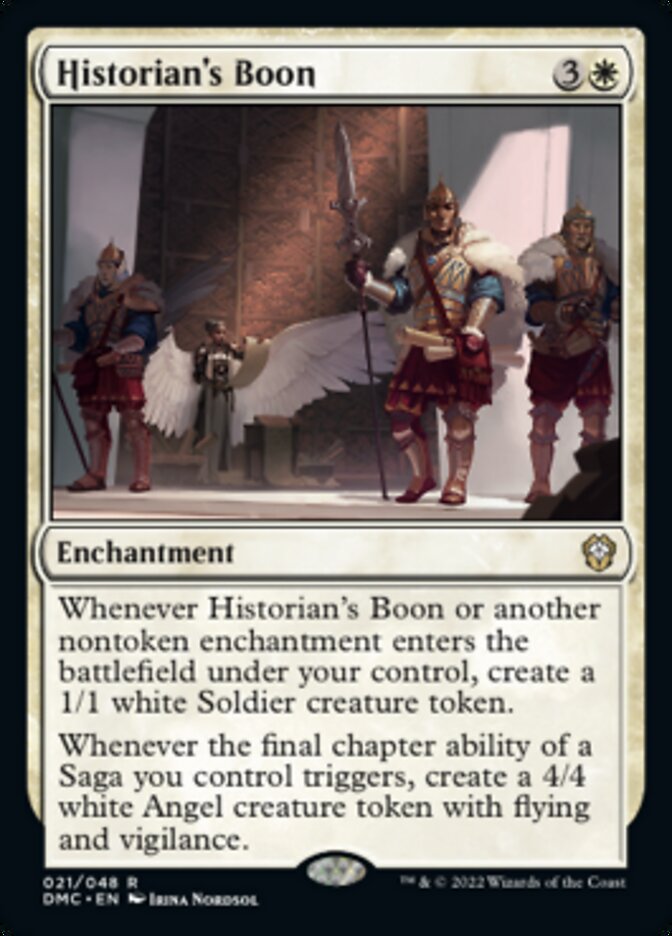 Historian's Boon [Dominaria United Commander] | Exor Games Summserside