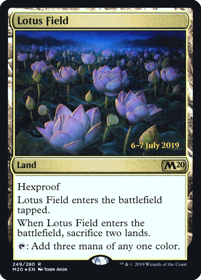 Lotus Field  [Core Set 2020 Prerelease Promos] | Exor Games Summserside