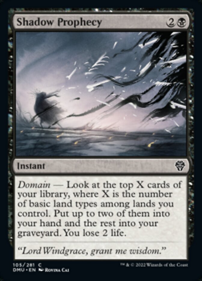 Shadow Prophecy [Dominaria United] | Exor Games Summserside