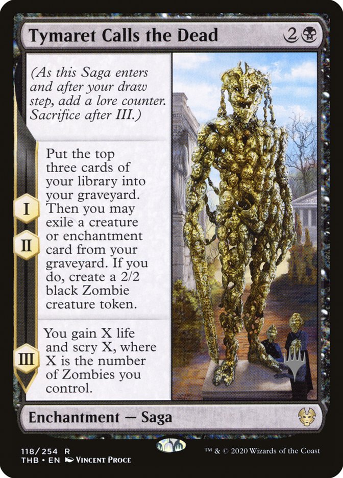 Tymaret Calls the Dead (Promo Pack) [Theros Beyond Death Promos] | Exor Games Summserside