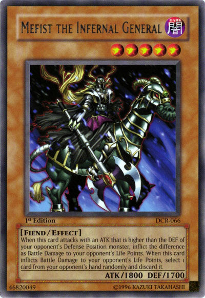 Mefist the Infernal General [DCR-066] Rare | Exor Games Summserside