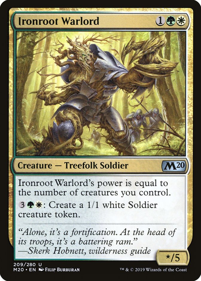 Ironroot Warlord [Core Set 2020] | Exor Games Summserside