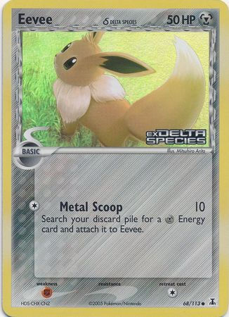 Eevee (68/113) (Delta Species) (Stamped) [EX: Delta Species] | Exor Games Summserside