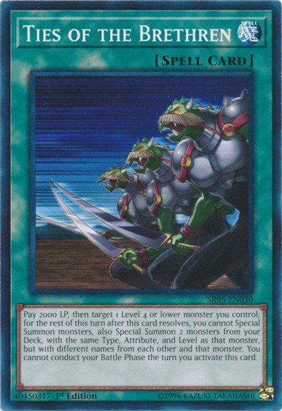 Ties of the Brethren [SR05-EN030] Common | Exor Games Summserside