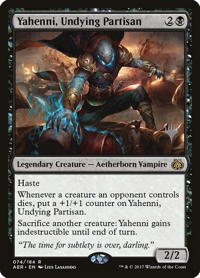 Yahenni, Undying Partisan (Promo Pack) [Aether Revolt Promos] | Exor Games Summserside