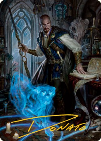 Mordenkainen Art Card (Gold-Stamped Signature) [Dungeons & Dragons: Adventures in the Forgotten Realms Art Series] | Exor Games Summserside