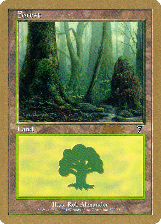 Forest (329) (Brian Kibler) [World Championship Decks 2002] | Exor Games Summserside
