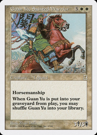 Guan Yu, Sainted Warrior [Portal Three Kingdoms] | Exor Games Summserside