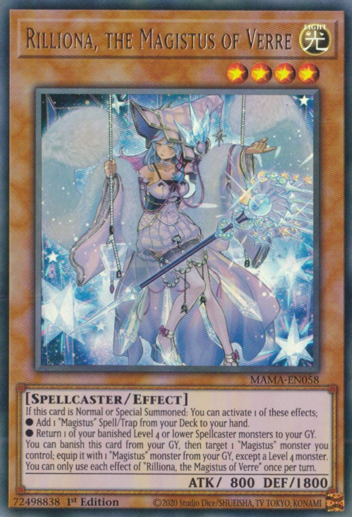 Rilliona, the Magistus of Verre [MAMA-EN058] Ultra Rare | Exor Games Summserside