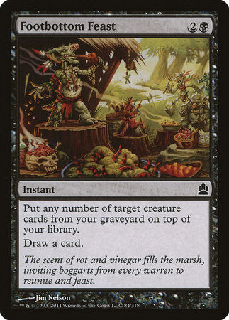 Footbottom Feast [Commander 2011] | Exor Games Summserside